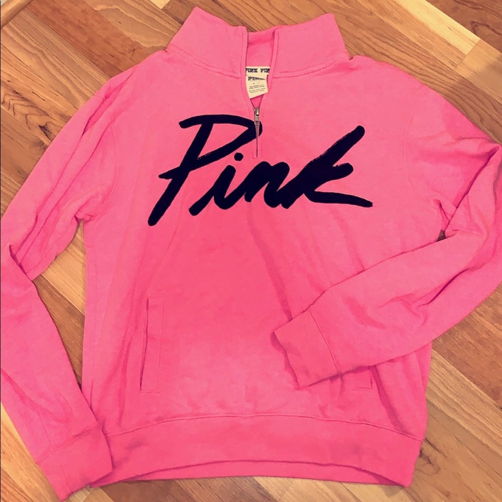 Pink by Victoria Secret quarter zip sweatshirt S